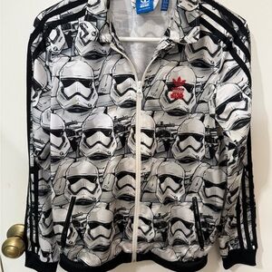 Adidas Star Wars Black and White Track Jacket
